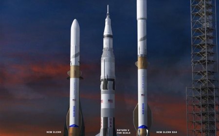 叫板 SpaceX 星舰：蓝色起源推出巨型 9×4 超重型火箭，新格伦运力提升至 70 吨级