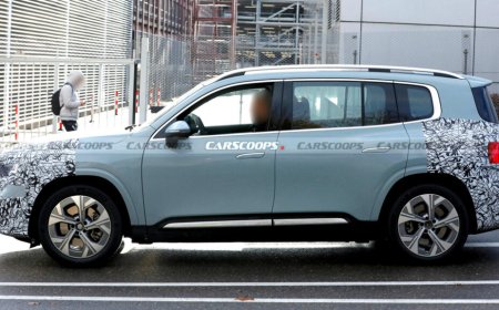 全新一代奔驰 GLB 低伪装谍照曝光，外观向 smart 精灵#5 靠拢