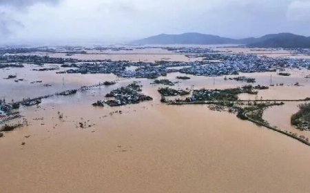 一片汪洋！死亡人数仍上升，越南紧急出动装甲车、无人机救援