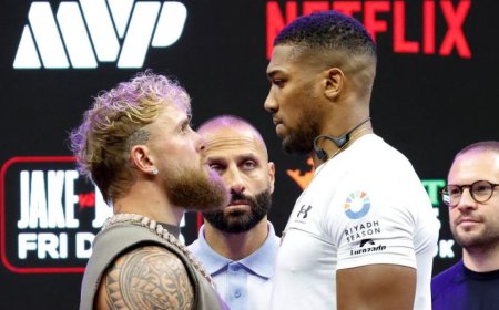 在重量级拳击对决中，杰克·保罗被安东尼·约书亚远远甩在身后