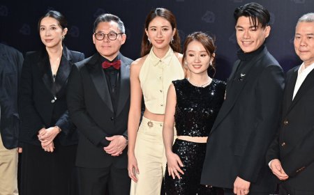 金馬紅毯／柯煒林「醫生准熬夜」嗨喊：期待慶功宴　爸媽飛台「擁抱當幸運物」