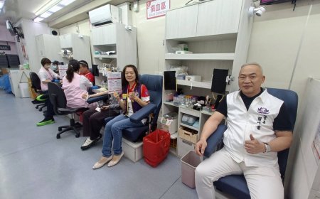 血荒季來臨！念慈安靈功德協會號召捐血　連靜雯響應