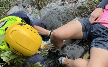 快訊／屏東獅王瀑布傳意外！3人遇落石骨折　空勤直升機吊掛送醫
