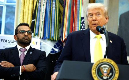 White House calls MS NOW story about Trump considering firing Kash Patel 'completely made up'