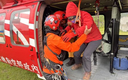 高山症發作！女登南湖大山突肢體無力呼吸喘　黑鷹直升機火速救援