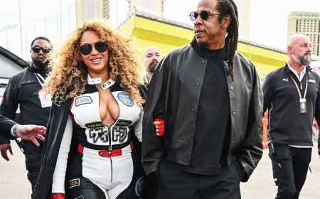 碧昂絲LV爆乳裝現身F1賽場　火辣造型挨批「萬聖節已過」