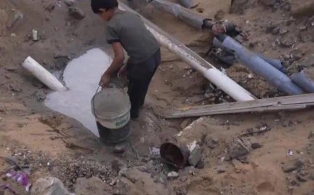 加沙基础设施毁坏严重，民众长期遭受缺水困扰