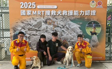 花蓮搜救犬HERO通過MRT認證　獲國際搜救犬輪值資格