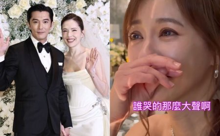 陳意涵去許瑋甯婚禮哭超大聲！　「邱澤誓詞感動她」被拍落淚表情