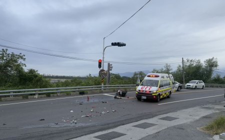 台東死亡車禍！小貨車左轉與直行機車碰撞　騎士送醫不治