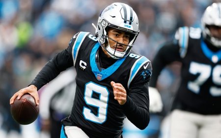 Panthers reach 7 wins for first time since 2022 with upset victory over Rams