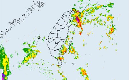 快訊／強對流！　大雷雨轟2縣市