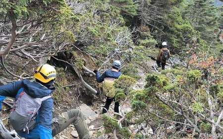 退休校長攀玉山後四峰失聯第4天　陸空「最後定位點」擴大搜尋