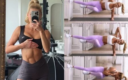 帕梅拉「地獄級」哥本哈根平板訓練！8分鐘炸裂腹肌與大腿　網跟練累爆