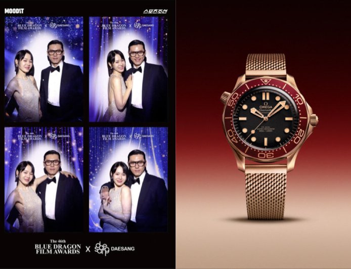 玄彬甜摟孫藝真放閃　92萬歐米茄名錶搶鏡