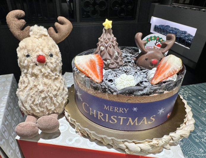 85度C耶誕蛋糕走JellyCat風　讓你甜甜過節好療癒