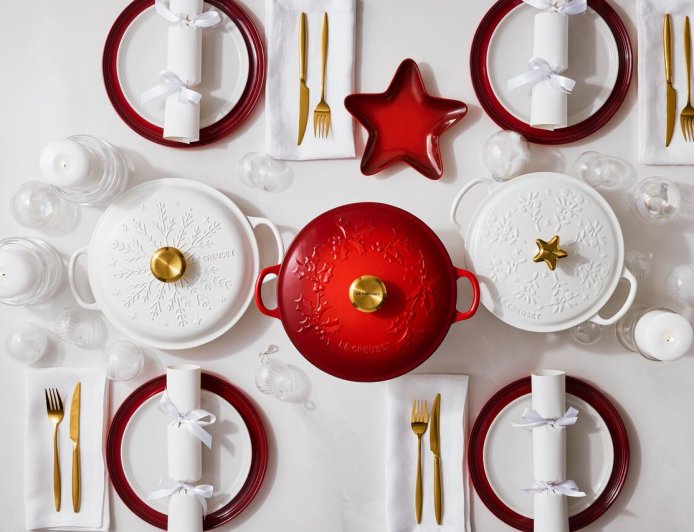 LE CREUSET歡樂耶誕系列登場　金色星星蓋頭好可愛