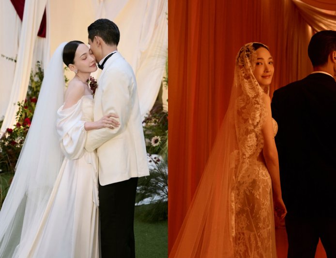 林映唯超仙婚紗範本！從極簡風到古典蓬裙　搭CHANEL珠寶成最美新娘