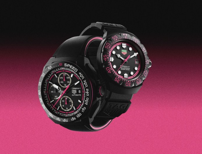 TAG Heuer黑粉F1錶高調吸睛　呼應卡達站璀璨夜賽