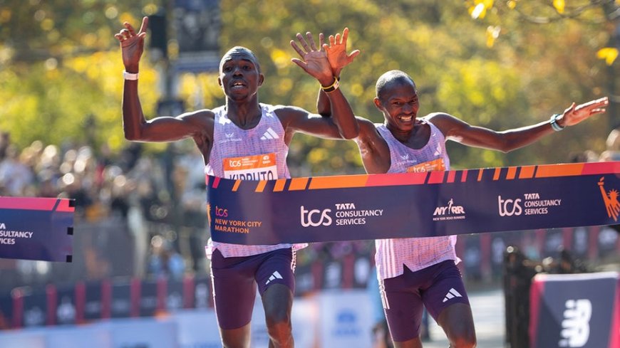 New York City Marathon men's race features photo finish