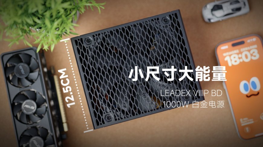 振华推出 LEADEX VIII P BD 1000W 电源：白金效率 ATX 3.1，125mm 短机身
