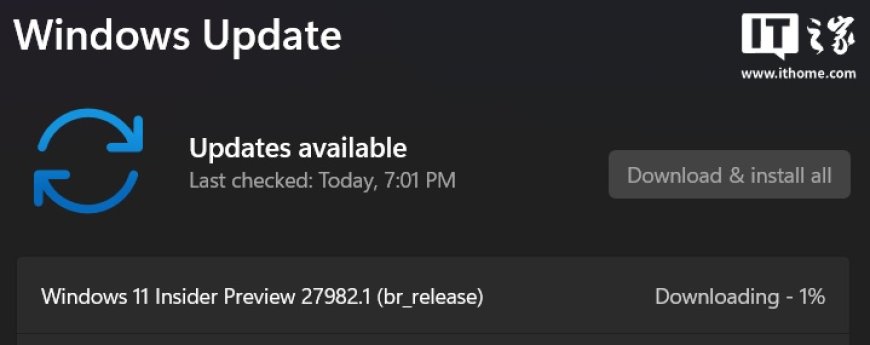 微软发布 Win11 Canary 27982 预览版：升级锁屏、增强小组件面板、提升文件分享效率