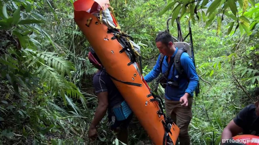 新北男攀郡大山跌60層樓深谷殞命　搜救隊花21小時送遺體下山