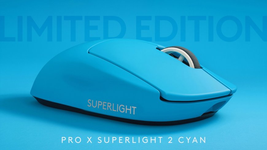 青色限定款：罗技 G 推出 PRO X SUPERLIGHT 2 LIMITED EDITION Cyan 鼠标