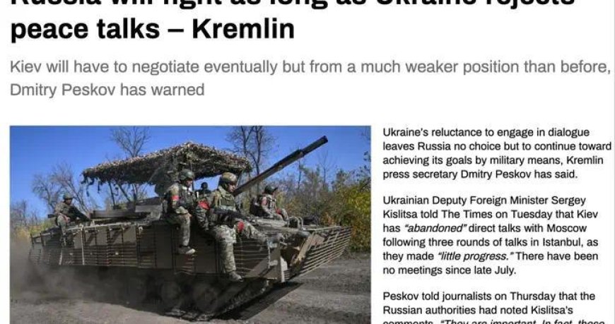 俄方给了个战争结束的时间，强调为了子孙后代