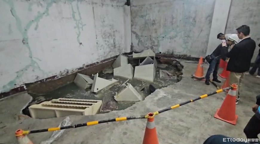 基隆工地害鄰宅出現「大天坑」　市府急令停工、上百戶待安全鑑定