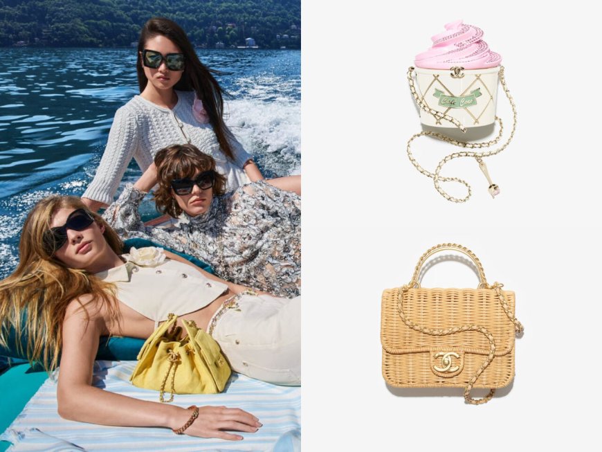 CHANEL冰淇淋杯晚宴包、最新藤編口蓋包超可愛！Cruise度假系列慵懶啟程