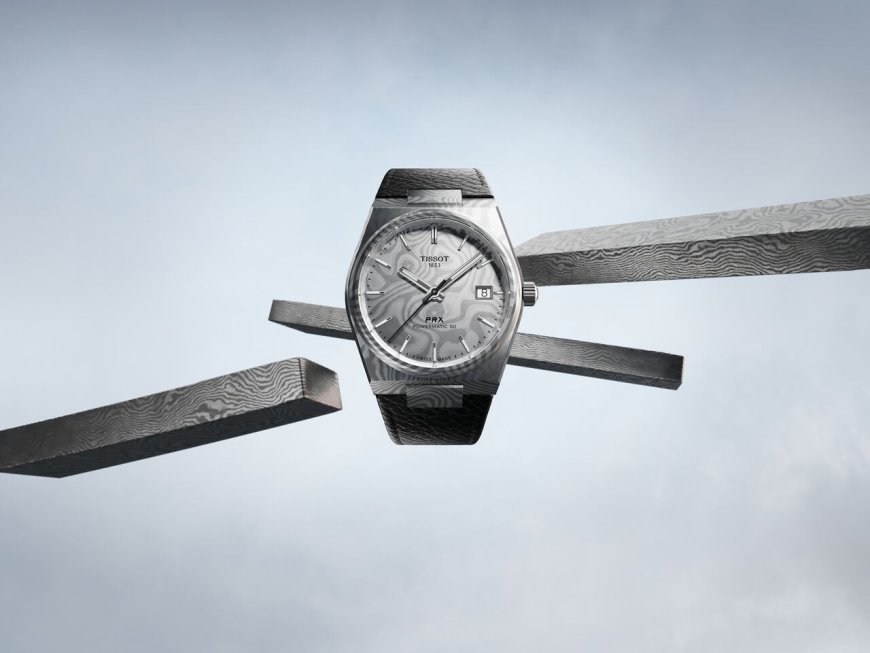 天梭首款大馬士革鋼錶問世　33,000元入手獨一無二款