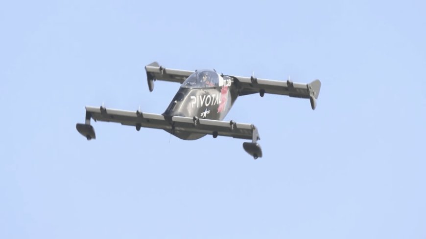 Pivotal Aero 电动飞行汽车首次试飞：最高时速 97 公里、满电续航 40 公里，无需飞行驾照