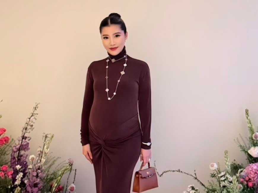 大馬最美千金孕婦裝舊衣新穿　百萬珠寶配漂亮妝容更出色