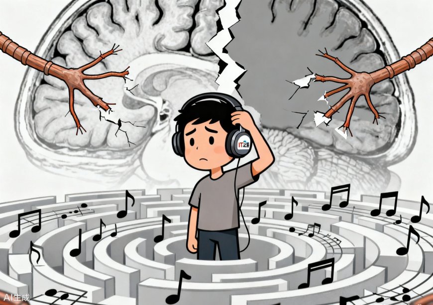 科学家发现罕见脑部脱节现象，可解释为何少数人对音乐无感