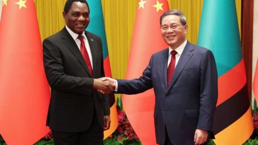 中国总理28年来首次访问赞比亚