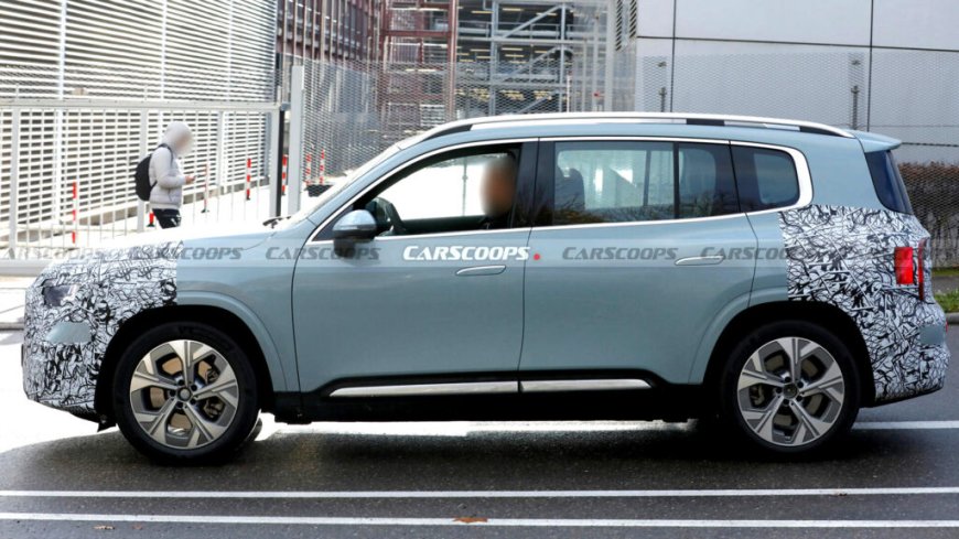 全新一代奔驰 GLB 低伪装谍照曝光，外观向 smart 精灵#5 靠拢