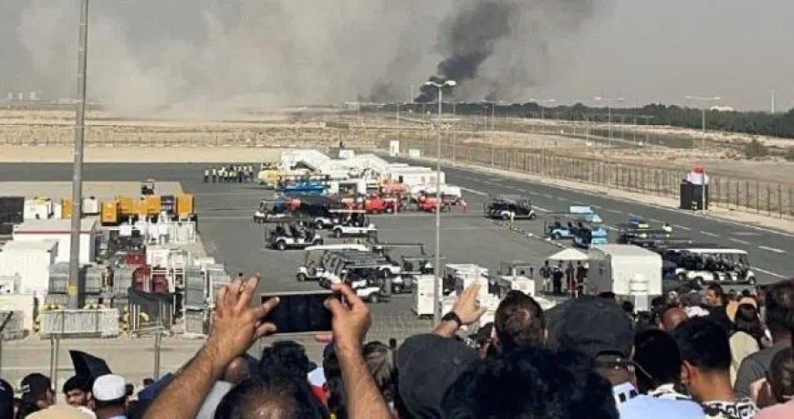 突发！迪拜航展印度光辉战机坠毁，前几天还在漏油