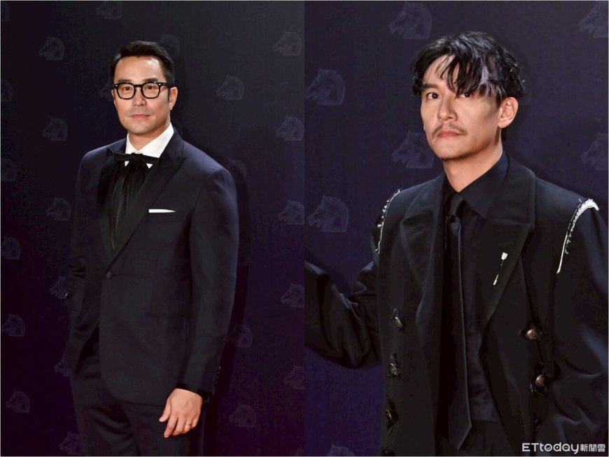 金馬男星時尚／男神對決！曾敬驊VALENTINO奶茶色西裝、林柏宏質感灰帥翻