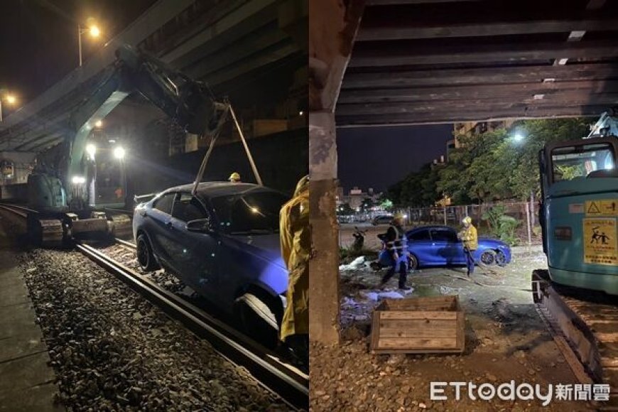快訊／基隆毒蟲駕車闖平交道！爆胎「棄車落跑」　台鐵列車延誤