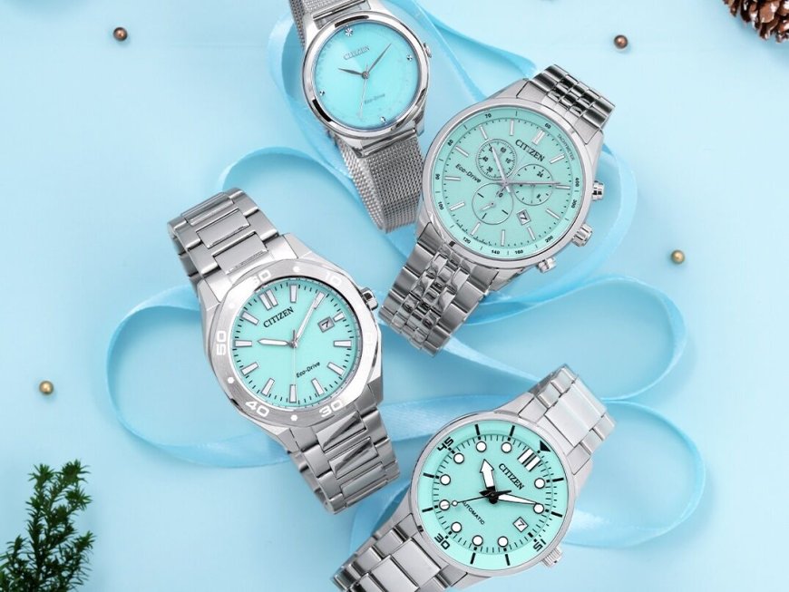 CITIZEN節慶錶換上夢幻湖水藍　藍月設計日夜都美