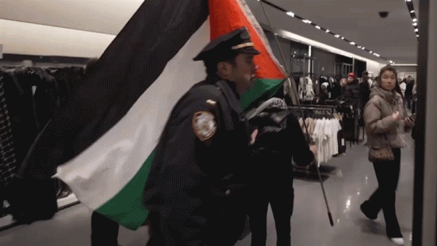 Pro-Palestinian agitators storm popular fashion store in Manhattan on Black Friday, 4 arrested: NYPD