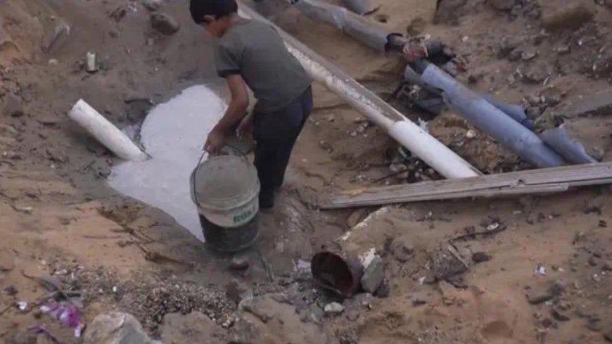 加沙基础设施毁坏严重，民众长期遭受缺水困扰