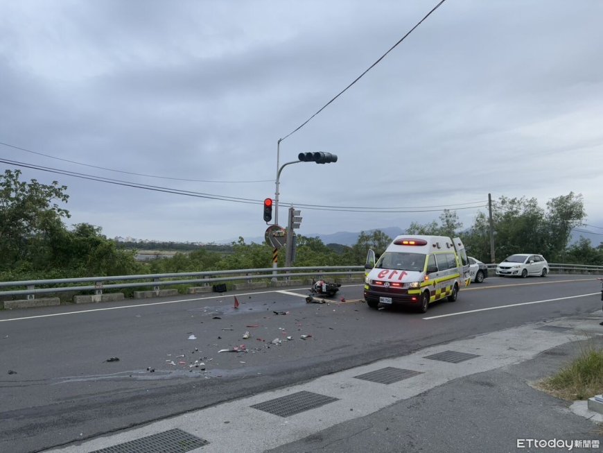 台東死亡車禍！小貨車左轉與直行機車碰撞　騎士送醫不治