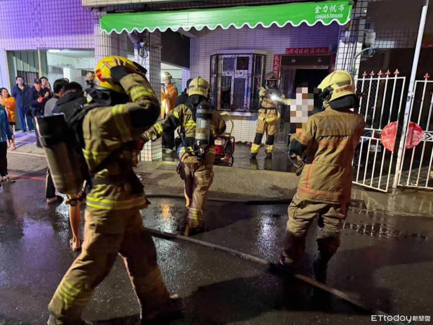 台南燒不停！新營民宅竄黑煙「2童一度受困」　警消火速搶救