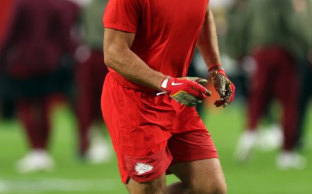 Kylie Kelce Lives Travis Kelce's Dream While Playing With Otters — IYKYK