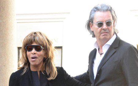 Tina Turner's Widower Steps Out With A Mystery Woman In Milan