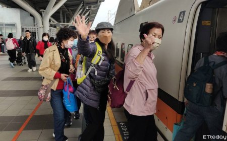 丹娜絲颱風後重拾生活！　高鐵台南站暖陪長者踏出家門第一步