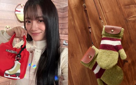 金世正、Irene拎Longchamp竹節扣包超萌自拍！冬日手套包與節慶新款一次看