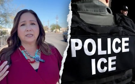 DHS fires back after Dem lawmaker claims she was 'pushed aside and pepper sprayed' during ICE raid